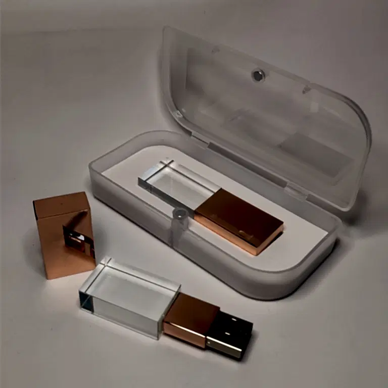 Флешки кристаллы ROSE GOLD - 16 ГБ (2)
